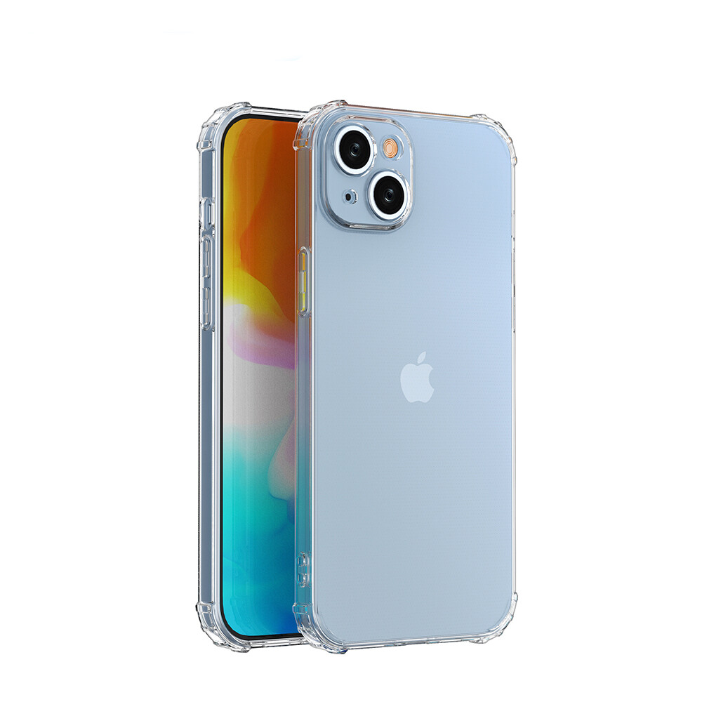 For iPhone 15/15Pro/15 Plus /15 Pro Max Shockproof Clear TPU Case