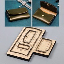 DIY Leather Craft Vertical Wallet Cardholder Cutting Die Knife Mold Punch Tools