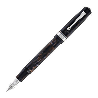 Omas Bologna Fountain Pen in Galassia with Silver Trim - Medium - NEW in Box