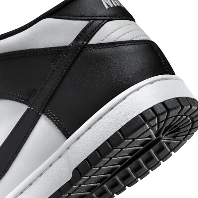 Nike Dunk Mid 'Panda' White Black Leather Men's Lifestyle Sneakers