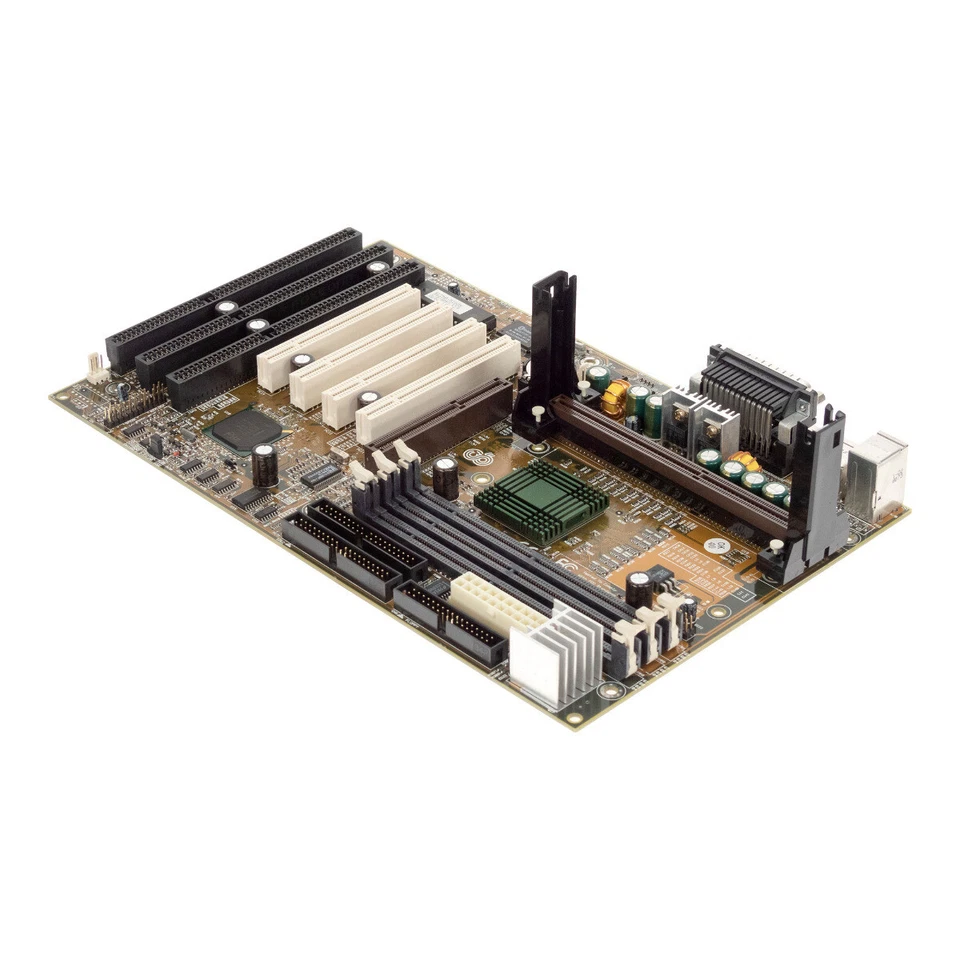 Motherboard ATX Chaintech 6LTM M102 Slot 1 Sdram AGP PCI Isa - Image 3 of 3