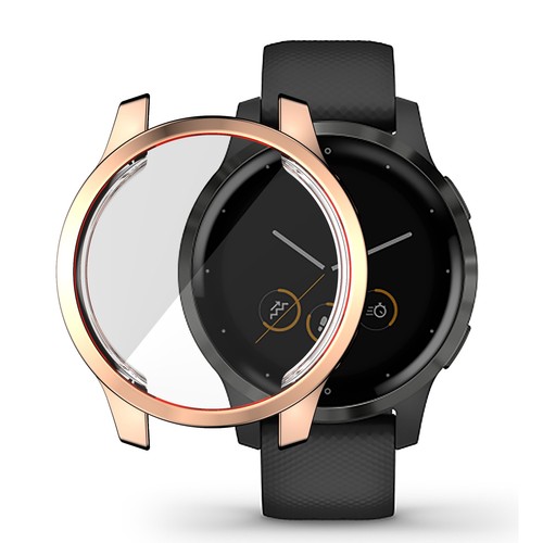 For Garmin Vivoactive 4 Venu2 45mm Protective Bumper Case Screen Protector Cover - 第 6/16 張圖片