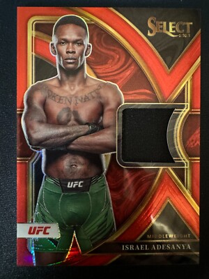 Carte Sportive Collection UFC - Israel Adesanya Auto Panini Prizm 2023 Short Print