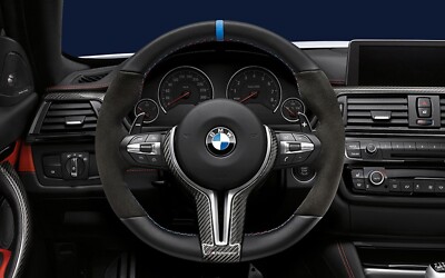 OEM BMW M Performance V2  F87 M2 F80 M3 M4 Alcantara Steering Wheel- 32302413014