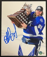 ANDREI VASILEVSKIY SIGNED STANLEY CUP LIGHTNING 8x10 CONN SMYTHE PHOTO BAS COA