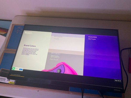Samsung - T350 Series LF24T350FHNXZA 24" IPS LED FHD, FreeSync, ** DEFECTIVE ** - Picture 4 of 5