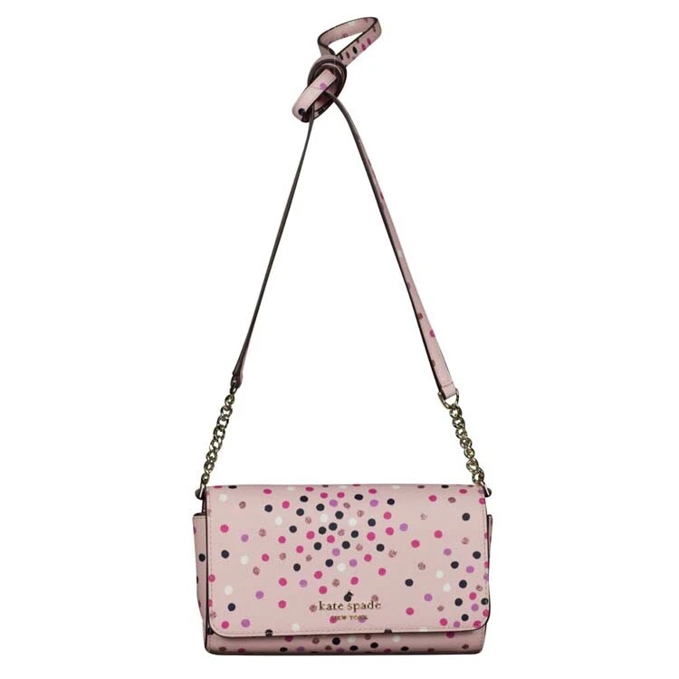 Kate Spade New York Staci Festive Confetti Small Flap Crossbody