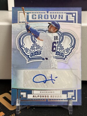 Alfonso Rivas Auto 2022 Panini Capstone Crown #C-AL Chicago Cubs SP ...