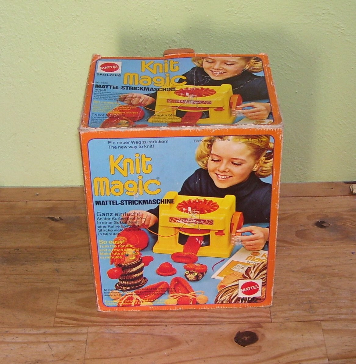 Machine à Tricoter Knit Magic Mattel - Vintage 1874 - Dans Sa Boîte