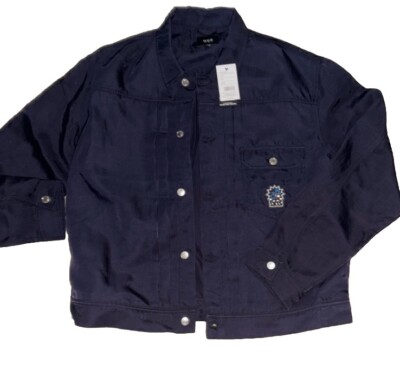HUF BENNINGTON TRUCKER JACKET NAVY