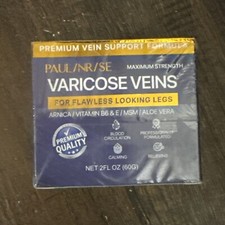 Premium Vein Support Formula Varicose Veins Cream Legs/Spider Veins Exp. 05/2026
