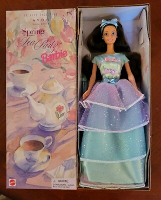 Avon Spring Tea Party Barbie 1997 Special Edition NEW Unused