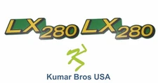 Kumar Bros USA Lower Hood Set of 2 Decals Replaces M149591 Fits John Deere LX280