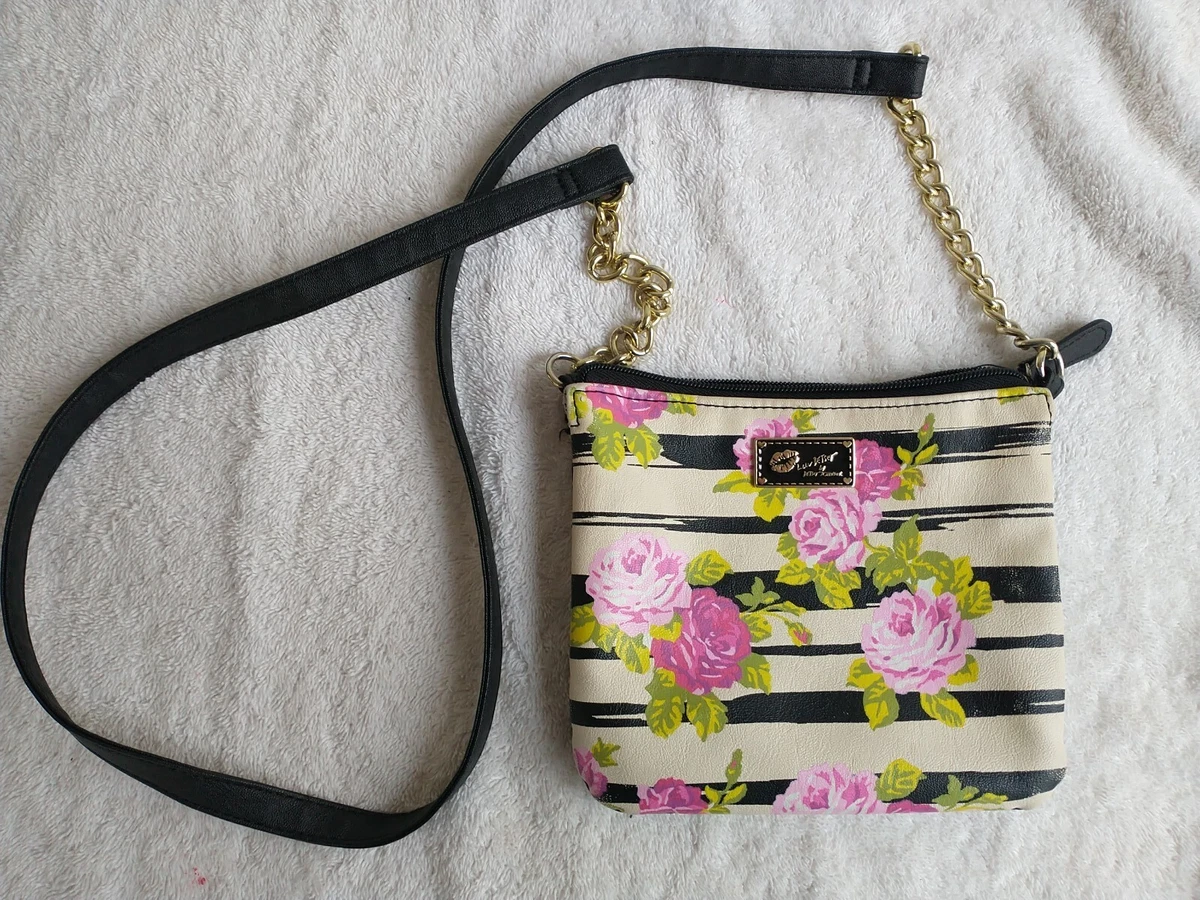 luv betsey by betsey johnson Pink Floral Purse Handbag | eBay