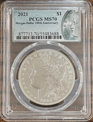2021 P Morgan Dollar PCGS MS70