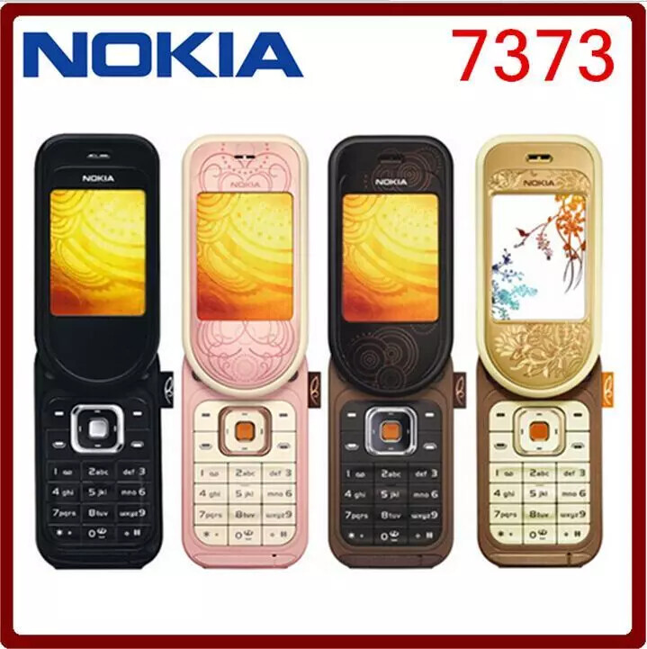 Original Unlocked NOKIA 7373 Mobile Phone & Russian keyboard and