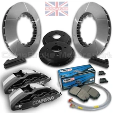 TO FIT HONDA ACCORD VII - FRONT 6 POT PERFORMANCE BRAKE KIT - 17"