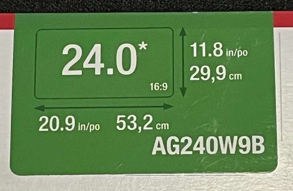 3M AG240W9B Anti-Glare Filter for 24" Monitor Screen 16:9 - Image 3 of 3