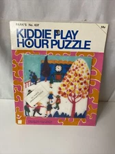 Vintage 1960’s Park Plastics Kiddie Play Hour Puzzle Unbreakable Plastic NOS