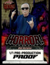 Marketplace image: 2025 Leaf Metal Halloween John Carpenter Super Prismatic 1/1 Superfractor Proof