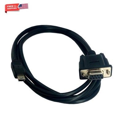 1.8M USB to RS232 Serial Converter Cable - Mini USB to DB9 for Versatile Data