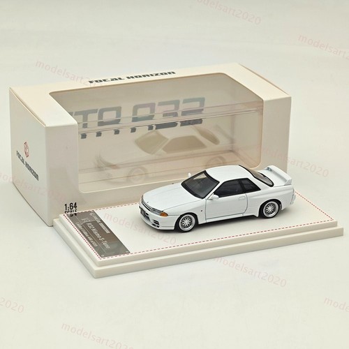 1:64 FH Nissan Skyline GTR R32 Nismo S-Tune Sports Model White Diecast Metal Car - Picture 9 of 9