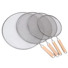 Splatter Screen for Frying Pan Fine Mesh Stainless Steel Grease Splatter Guard