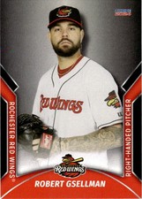 2024 Robert Gsellman Choice Minor League Rookie Card Rochester Red Wings. rookie card picture
