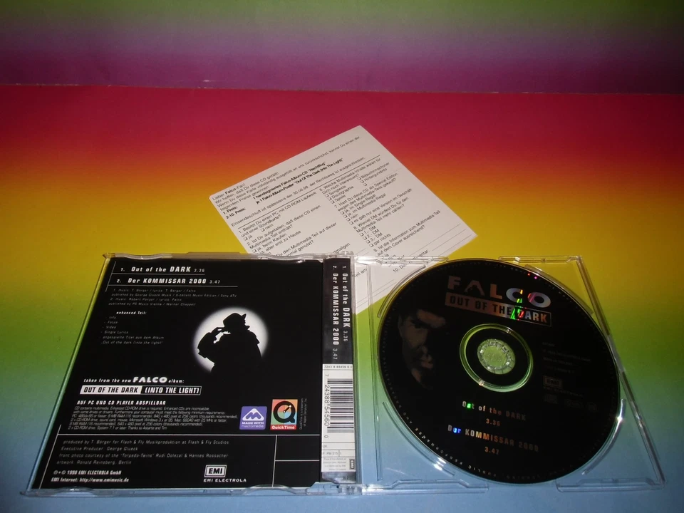 Falco - Out Of The Dark - Enhanced *1998* AUSTROPOP*NDW* MAXI CD-MINT-NEUWERTIG - Bild 4 von 4