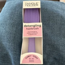 Tangle Teezer Ultimate Detangler Hair Brush, Dry & Wet Hair/Purple