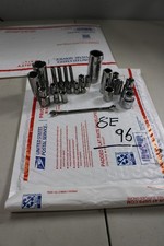 23pc LOT Blue Point Snap on Cornwell Socket Set incl 1 Wrench