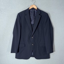 Brooks Brothers BrooksCool Fitzgerald Blazer Men 40 Short Canvas Sport Coat READ