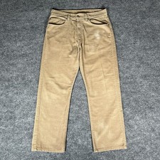 Levis 505 Corduroy Pants Mens 32x30 Brown Regular Fit Straight Leg 5-Pockets