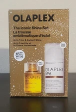 Olaplex The Iconic Shine Set No 6 Bond Smoother 3.3 oz & No 7 Bonding Oil 1 oz