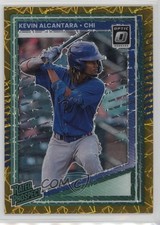 2025 Donruss Optic Rated Prospects Gold Velocity Prizm 6/10 Kevin Alcantara 0xl5