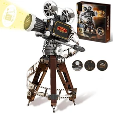 Retro Camera Building Set 3-in-1 Collectible Toy for Adults & Kids | Movie Ar...