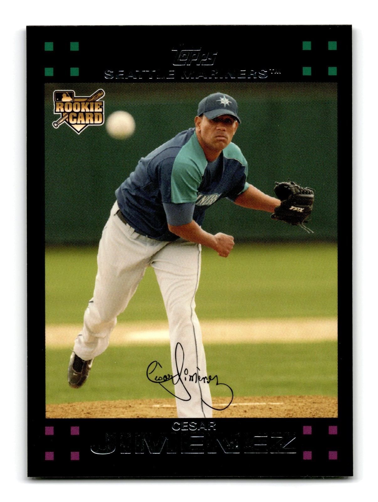 Cesar Jimenez RC Rookie 2007 Topps #638 Seattle Mariners Mint