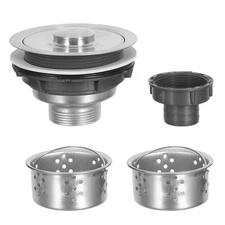 Sink Filter Drainer Gasket and Seal Kit Included Food Catcher Basket