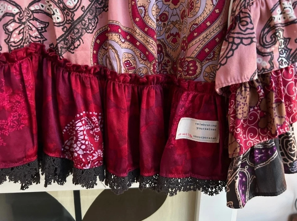 Odd Molly Blouse 100% Silk, Size 0 (Fit Uk 8-10) - Image 2 of 4