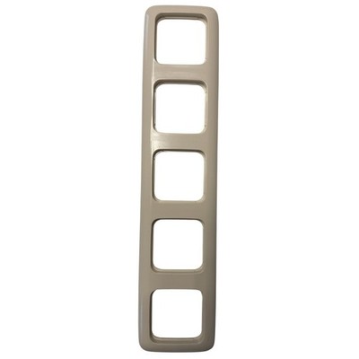 Busch-Jaeger 2515-212 Abdeckrahmen 5-fach Busch-Duro 2000 SI cremeweiß