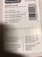 Amerock Arrondi 18" Polished Stainless Steel Towel Bar