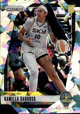 2024 Panini Prizm WNBA Ice Prizms Kamilla Cardoso Rookie Card #93