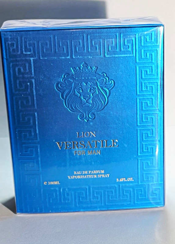 LION Versatile for Men Eau de Parfum Spray, Regular Size 3.4 fl oz