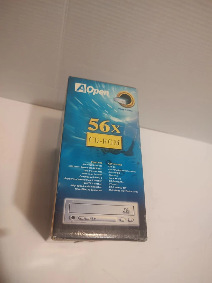 AOPEN IDE Internal IDE 56X CD-ROM Drive - Beige - Model CD-956E - Image 2 of 4