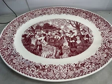 Homer Laughlin Bountiful Harvest 22x18 Mint Turkey Platter HUGE Serving Tray