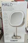1 PIECE - CONAIR HALO LED DUAL SIDED 1x/10x MAKEUP MIRROR