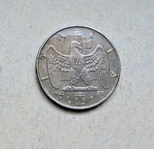 1 lira impero 1942  XX Vittorio Emanuele III