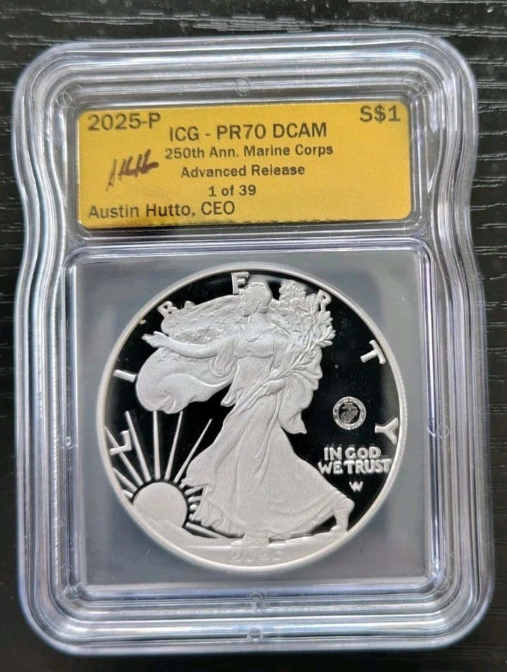 ICG Certified PR 70 Silver Bullion Coins for sale | eBay