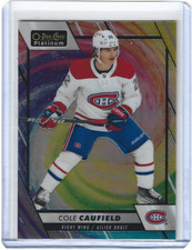 Cole Caufield 2023-24 O-Pee-Chee Platinum Rainbow Color Wheel #135 Canadiens
