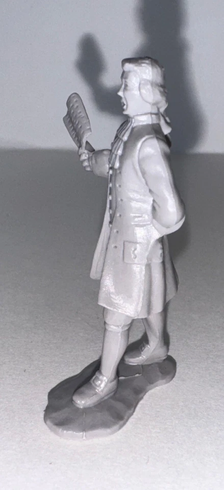 Figura de plástico de Marx Walt Disney Johnny Tremain 1957, Samuel Adams 54 mm ** Foto 4 de 4